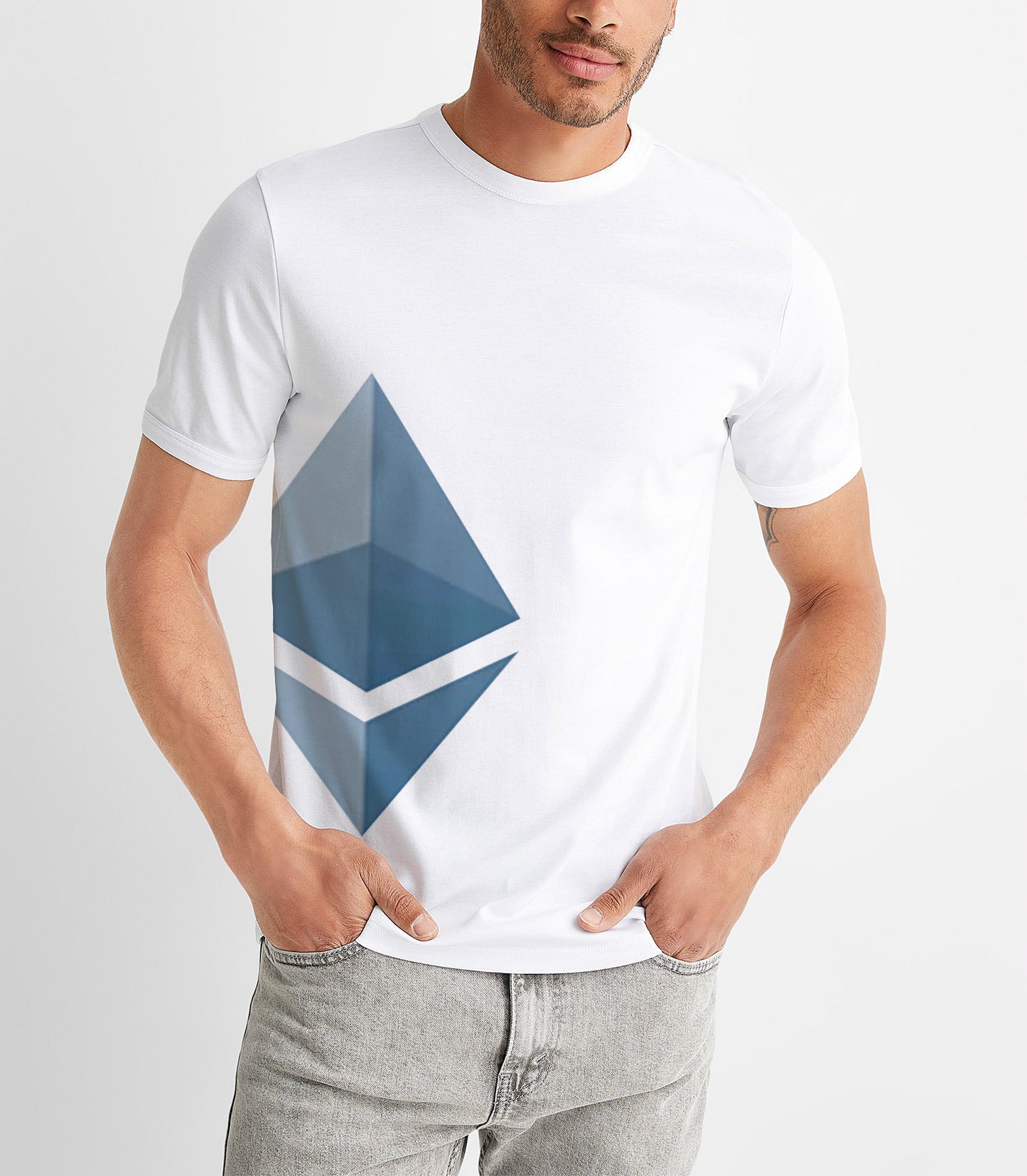 T-Shirts - Ethereum Blue